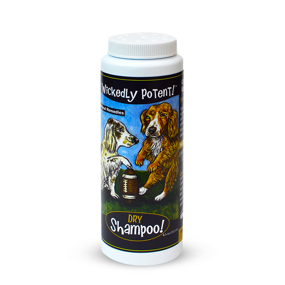 PawFlex | Wickedly Potent Natural Remedies Dry Dog Shampoo