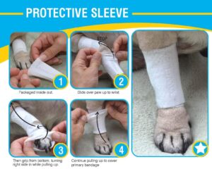 Bandage Sleeve/Cover for Dogs Legs