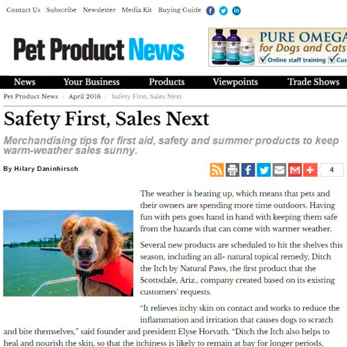 PetProductNews.com | Safety First, Sales Next