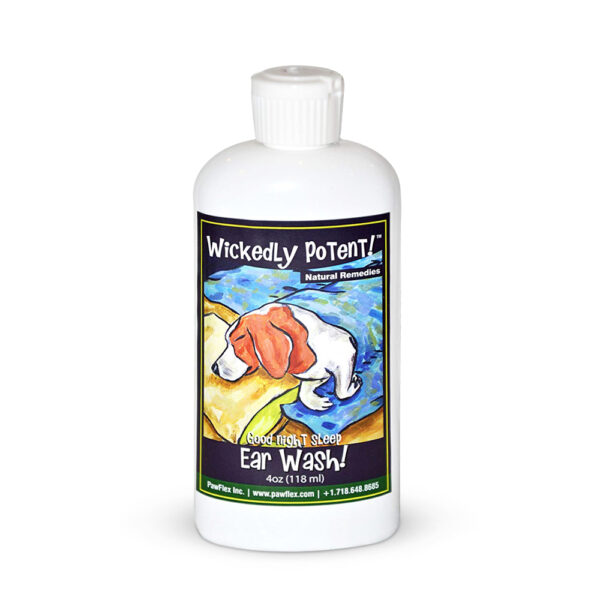 Wickedly Potent, Natural Remedies, Dog & Pet Ear Wash, pawflex, dog ear care, pet ear care